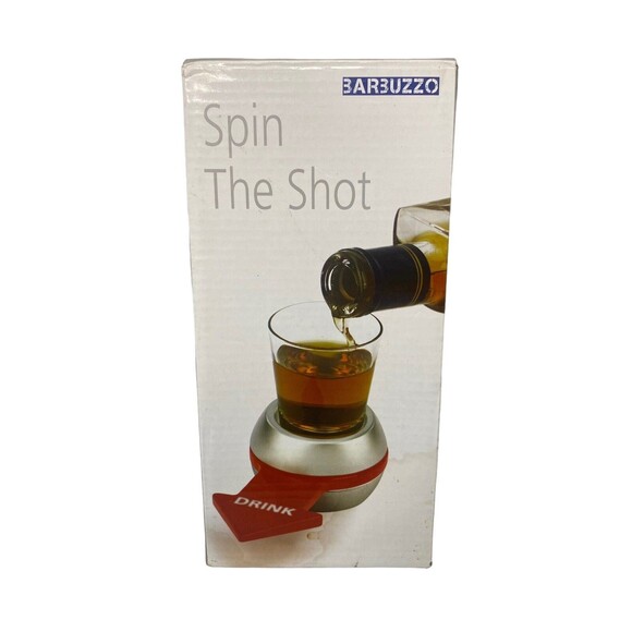 Shot Spinner Novelty Game Spinner Drinking Classic Party Game Adult Barbuzzo NEW - Picture 2 of 10